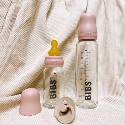 丹麥BIBS親乳感乳膠奶瓶試用心得，配色太美了~