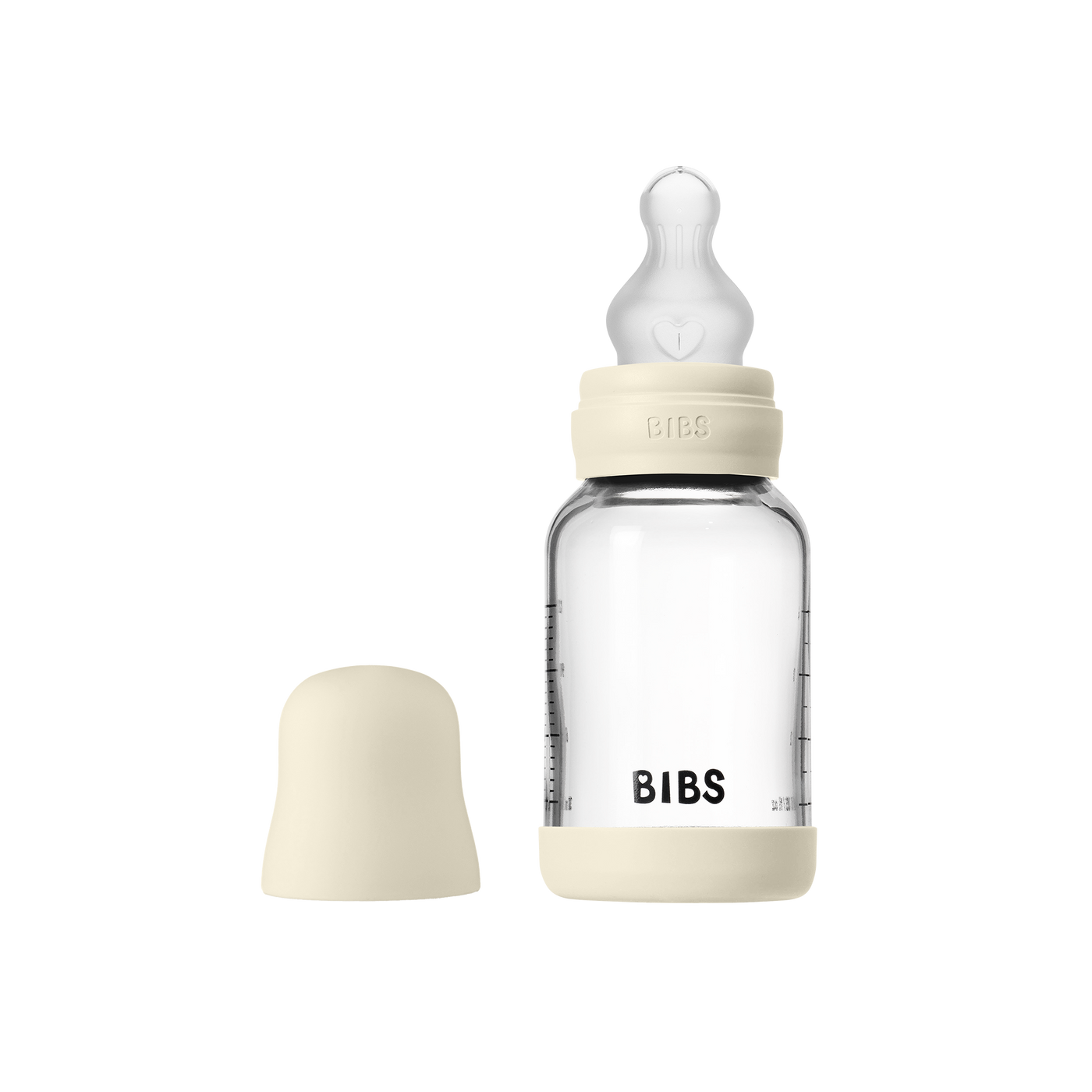 標準玻璃奶瓶120ml-象牙白