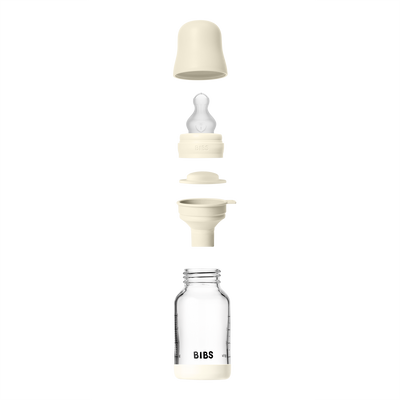 標準玻璃奶瓶120ml-象牙白