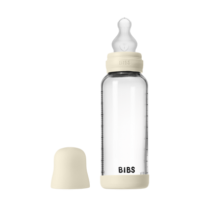 標準玻璃奶瓶240ml-象牙白