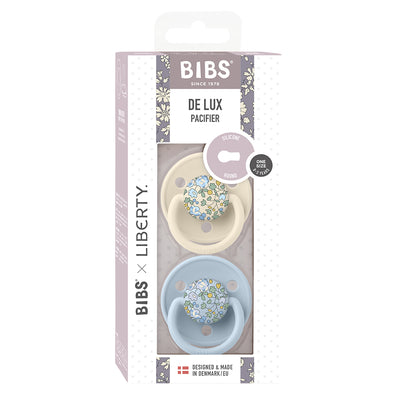 BIBSxLiberty印花系列禮盒組-Elois寶貝藍