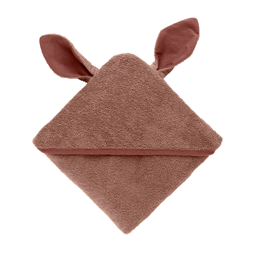 Hoodie Towel Kangaroo 袋鼠連帽浴巾-棕色