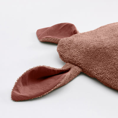 Hoodie Towel Kangaroo 袋鼠連帽浴巾-棕色