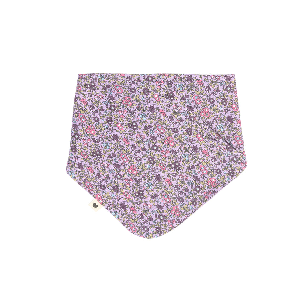 Liberty Bandana Bib有機棉圍兜-ChamL紫羅蘭