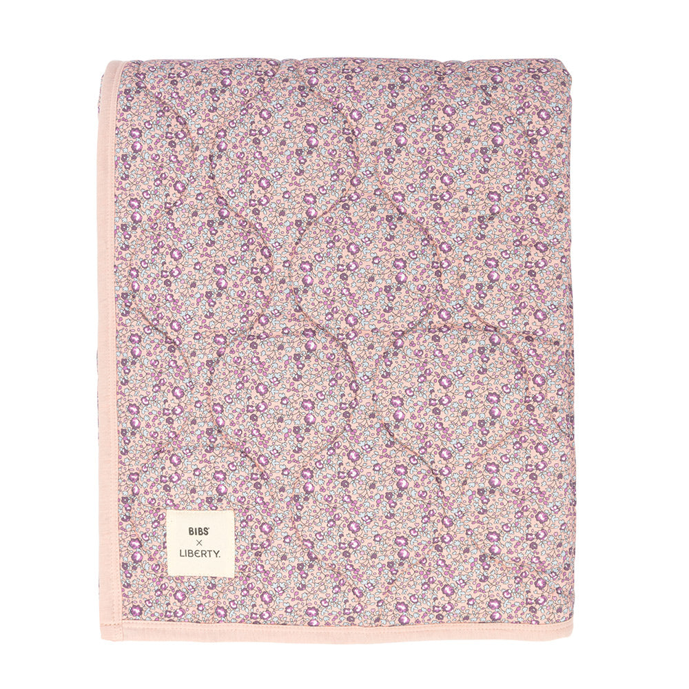 Liberty QuiltedBlanket 有機棉蓋毯-Eloise腮紅