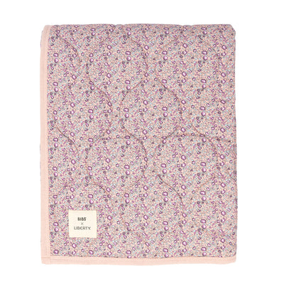 Liberty QuiltedBlanket 有機棉蓋毯-Eloise腮紅