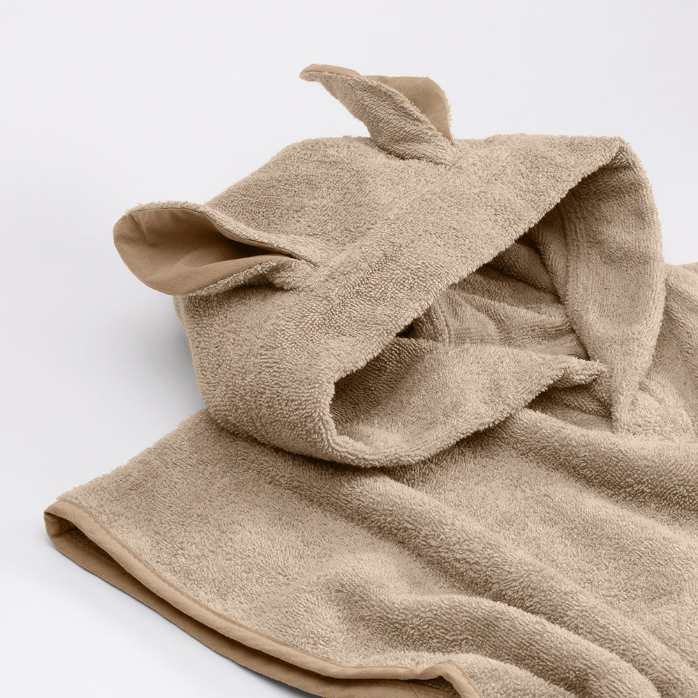 Poncho Towel Kangaroo 袋鼠斗篷浴巾-香草(贈澡巾)