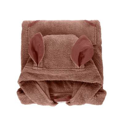 Poncho Towel Kangaroo 袋鼠斗篷浴巾-棕色(贈澡巾)