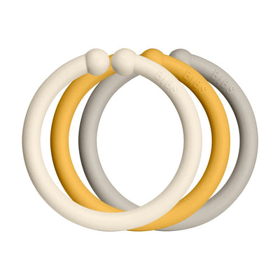 Loops萬用扣環(12入)-米黃橘色系