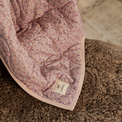Liberty QuiltedBlanket 有機棉蓋毯-Eloise腮紅