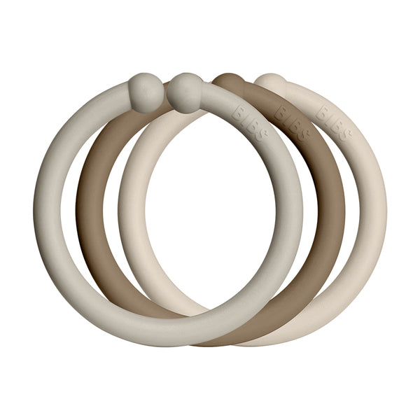 Loops萬用扣環(12入)-香草咖啡色系