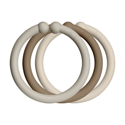 Loops萬用扣環(12入)-香草咖啡色系